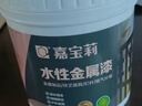 嘉宝莉防锈漆水性金属漆入户门改色漆彩钢瓦翻新专用漆油漆涂料黑色1kg 实拍图