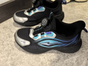 鸿星尔克（ERKE）童鞋男女童运动鞋儿童中大童缓震型跑鞋正黑/数码蓝35 实拍图