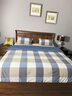 南极人（Nanjiren）被子棉花被1.5x2米可拆洗冬季被芯单人宿舍春秋被加厚保暖被褥垫 可拆洗-深蓝大格【新疆棉花填充】 单人被-150x200【被套+棉花被】约4.2斤 实拍图