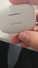 联想（lenovo）真无线蓝牙耳机 半入耳式耳机 音乐运动游戏耳机蓝牙5.4 适用苹果华为小米手机 EA110樱花白 实拍图