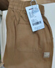 顶峰保罗（Dingfengbaoluo）休闲长裤纯棉宽松直筒裤秋季阔腿工装裤子男HM9901卡其色L 实拍图