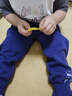 小猪班纳男童裤子春秋季长裤2025新款男孩休闲耐磨时髦运动裤儿童秋天卫裤 【柔软耐磨】藏青/童gr熊 120 【推荐37-45斤】 实拍图