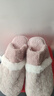 GOEWY棉拖鞋女秋冬季保暖女士棉拖厚底居家室内防滑毛绒拖鞋情侣可外穿 浪漫粉色【TPR防滑大底+保暖锁温+亲肤毛绒】 38-39 （适合38-39脚穿） 实拍图