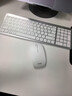 B.O.W 航世 HW198D无线键盘鼠标套装 商务办公安静键鼠套装超薄轻音充电台式电脑笔记本男女生 2.4G无线充电键盘+鼠标【银白】 实拍图