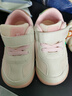泰兰尼斯秋季学步鞋男宝宝鞋子女童婴儿鞋透气软底机能鞋白粉24码 实拍图