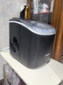惠康制冰机小型家用宿舍学生15KG迷你寝室全自动制冰机器圆冰制作机便携把手商用奶茶咖啡冰块制冰模具 【基础款-曜石黑】自动清洗-冰块可调（小功率） 实拍图