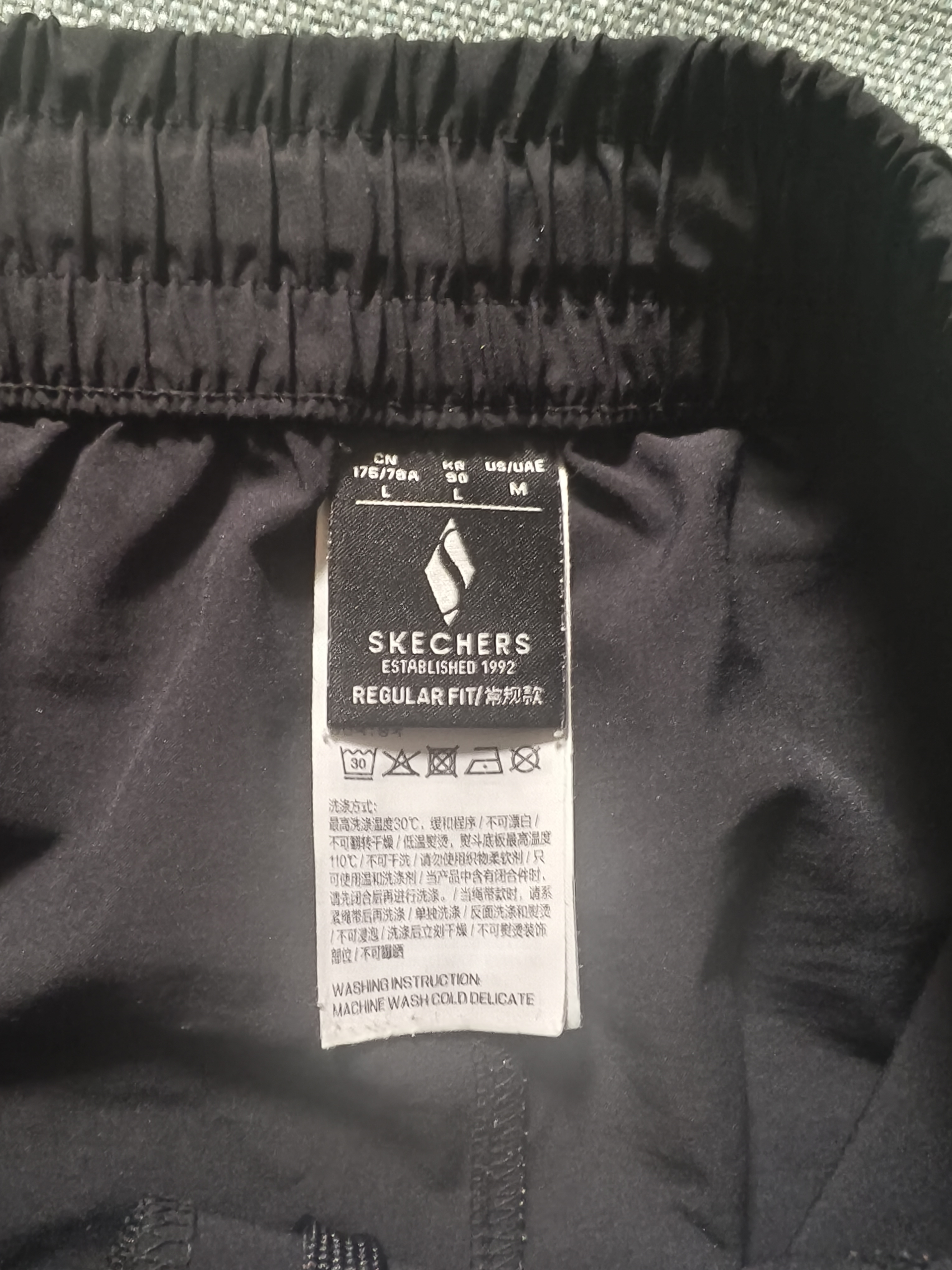 斯凯奇（Skechers）闪穿长裤男士夏季轻薄透气运动卫裤时尚工装裤休闲裤 实拍图