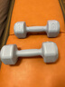 帝威哑铃女士家用包胶小哑铃健身器材儿童初学者瑜伽塑形男士锻炼臂肌 【水蓝色】1.5kg*2 初学训练 实拍图