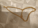 金至尊（3DG Jewellery）黄金手链花期INS风叠戴双层链999足金送女友老婆生日礼物计价 金重9.69克（配珠宝礼盒） 实拍图