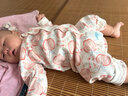 2件 新生婴儿儿连体衣春秋套装衣服初生宝宝无骨哈衣爬服打底内衣 2件-春秋直襟(彩树叶+粉苹果) 90cm （22-26斤以内） 实拍图