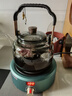 全度蒸煮一体玻璃茶壶加厚耐高温大容量煮茶器电陶炉家用提梁壶烧水壶 银杏茶壶（双鱼提梁） 1000ml 实拍图