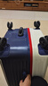 纯奢（CHEYSIR）五轮超大容量行李箱万向轮PC拉杆箱男女学生旅行箱密码箱包皮箱子 经典款-白配蓝·减震刹车功能 24英寸 -抗菌内里【创新5轮-短途旅游/出行】 实拍图