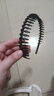 新款碎发防滑神器百搭带齿波浪发简约头箍洗脸刘海发卡发饰发箍女 黑色1个 实拍图