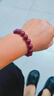 金石灵朱砂手串护身符男女款紫金砂转运珠佛珠情侣手链本命年生日礼物 实拍图