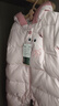 巴拉巴拉童装婴儿羽绒服连体衣宝宝2025新款冬装加厚保暖哈衣爬服萌趣造型 粉色小猫-白鸭绒 80 cm-充绒量82g 实拍图