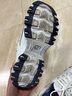 斯凯奇（Skechers）女鞋秋冬小白熊休闲鞋子厚底增高百搭运动软底老爹鞋99999863 白色/海军蓝色/WNV 36.5 实拍图