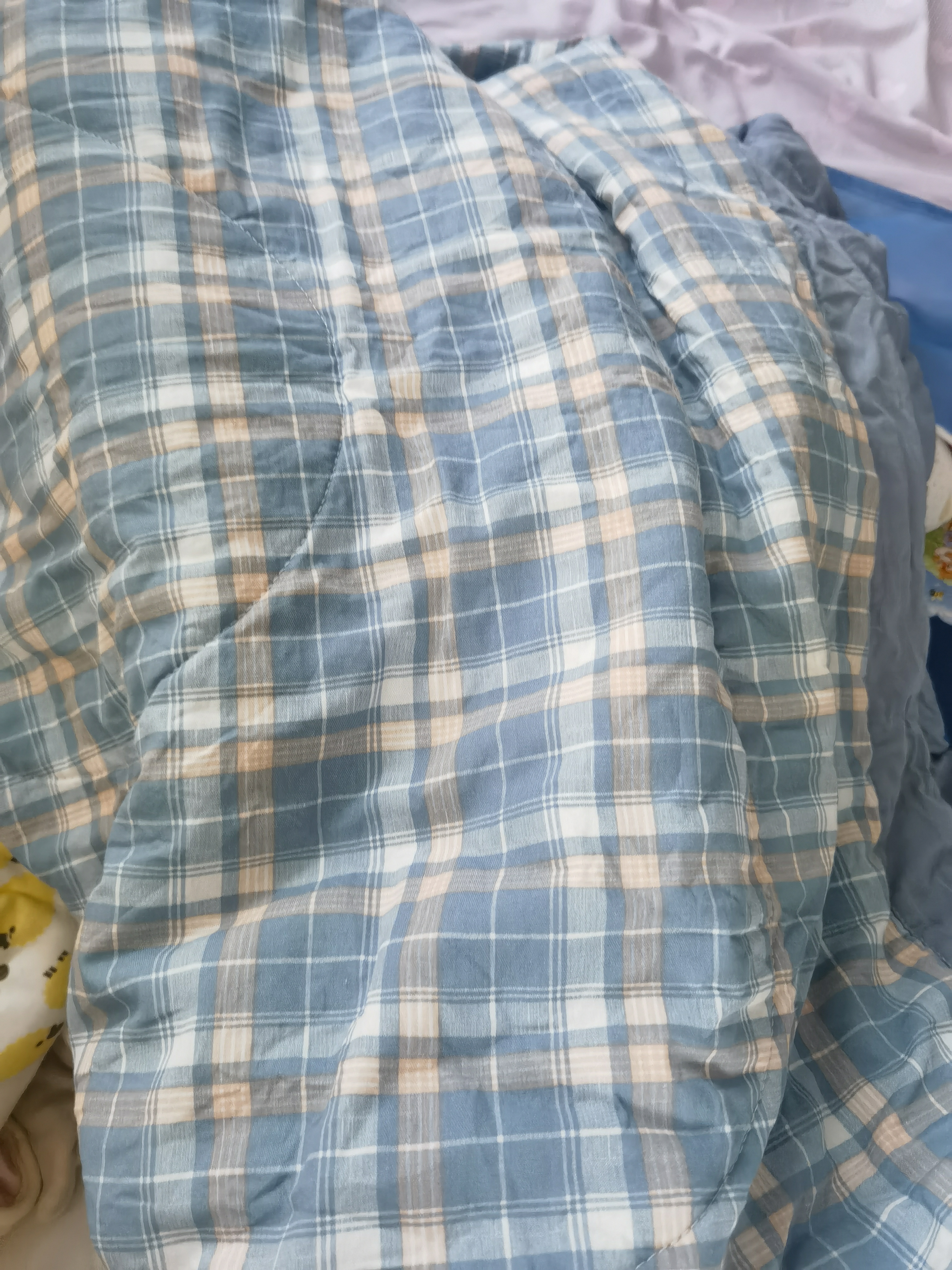 无印良品全棉印花空调被 抗菌单人夏凉被子被芯可水洗棉被1.5x2米 实拍图