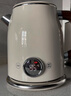 美的（Midea）艺术家电热水壶  烧水壶自动断电保温一体  1.6L大容量电热水壶 316L不锈钢恒温壶 精准控温 63-Q 实拍图