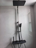 ARRTOTO官方恒温淋浴花洒套装全铜主体枪灰家用数显空气注入花洒全套喷头 6332F-枪灰【数显恒温】花洒套装 实拍图