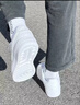 特步（XTEP）【国潮】女鞋板鞋空军一号夏季鞋子休闲鞋情侣运动鞋小白鞋 新白色-女（新版） 36 实拍图