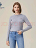 U.S. POLO ASSN.保罗针织衫秋冬季长袖T恤保暖羊毛衫打底衫时尚百搭 夹花灰003【圆领】 L 实拍图