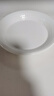 玛戈隆特 事事如意餐具纯白浮雕骨瓷餐具餐盘整套散件组合 21.5CM*4CM汤盘 1头 实拍图
