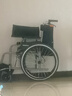 鱼跃 (yuwell)手动轮椅车H062折叠老人轻便免充气铝合金旅行手推代步 实拍图