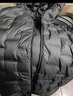雪中飞羽绒服女短款2025冬季韩版修身百搭轻薄90绒外套黑色2XL 实拍图