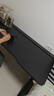 华菲丽钛戟S3同款创电竞桌分段式实木电脑桌家用可装机械臂台式学习书桌 钛戟S3同款-黑色碳纤维 160*75*75二段分板 实拍图