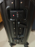 狄斯顿保罗铝框行李箱高颜值多功能拉杆箱大容量密码箱静音万向轮加厚旅行箱 曜石黑 【杯架挂钩+双封闭内衬】 20英寸 -国际标准登机箱 实拍图
