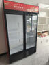 新飞 （Frestec）展示柜冷藏保鲜柜酒水饮料冰柜双开门冷藏柜酒店冷藏保鲜柜超市直冷玻璃门风冷无霜冰箱立式冷柜 双门黑红680L【直冷省电】【限时直降】 实拍图