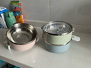 贝瑟斯304不锈钢三层饭盒 学生便当多层饭菜餐盒上班族手提大饭桶 2.1L 实拍图