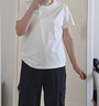 森马（Semir）短袖t恤女短款合体显瘦正肩内搭26夏凉感修身打底衫109326100001 实拍图