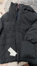 优衣库童装男童女童高性能复合连帽外套/保暖厚衣服473309 09 黑色 150 实拍图