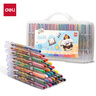 得力（deli）36色有点艺思圆杆旋转蜡笔(36色/盒)可水洗儿童油画棒涂色笔旋转出芯HM855-36 实拍图