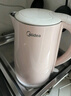 美的（Midea）电热水壶电水壶烧水壶双层防烫价保11.11 0涂层 食品级304不锈钢1500W快速沸腾1.7L大容量 HJ1705 实拍图