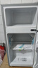 新飞冰箱小型租房用 一级能效冷 藏冷冻两用1-2人家用小冰箱 出租房双门电冰箱办公室两门 25年升级 76A128L一级能效【带净味盒】银 实拍图