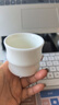 贰号（ERHAO）陈清宜手工德化白瓷茶杯功夫茶具品茗杯玉白瓷主人杯羊脂釉竹节杯 实拍图