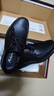 木林森皮鞋男商务休闲鞋男士英伦小皮鞋头层牛皮商务正装潮鞋 黑 39  实拍图