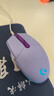 罗技（G）G102 有线游戏鼠标 淡紫色 RGB灯效 轻量化设计 吃鸡鼠标 赛博朋克 200-8000DPI 实拍图