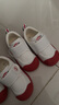 牧童幼儿园鞋春秋款室内鞋男童防撞学步鞋女宝宝小白鞋 英伦红1 26 实拍图