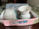茶花碗架碗柜塑料滴水碗碟架厨房带盖沥水碗盘架篮餐具碗筷收纳盒 实拍图