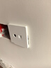 西门子（SIEMENS）开关插座 六类电脑+电视插座面板 皓彩米绒白5UH26741NC013P 实拍图