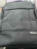 爱华仕笔记本电脑双肩包男女学生书包商务出差通勤大容量背包 黑色 15.6英寸 实拍图