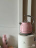 北鼎（Buydeem）电热水壶 家用烧水壶热水壶 304不锈钢烧水器 精铸铝合金把手 小型电水壶煮水壶 1.2L 【蜜桃粉】K203|304不锈钢 实拍图