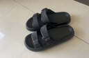 海澜之家（HLA）男鞋时尚透气户外休闲凉拖鞋舒适增高HAALXM2EBK143 黑色41 实拍图