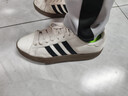 adidas「面包鞋」GRAND COURT BASE 00s休闲低帮板鞋男女阿迪达斯   灰色/黑色/酱紫   45 实拍图