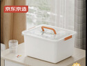 京东京造 医药箱 家用多功能药品收纳盒便捷大容量带提手大号 1只装 实拍图