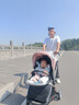 酷贝乐（coballe）婴儿车0-3岁用折叠可坐可躺减震遛娃神器轻便溜娃新生儿宝宝推车 珀尔里粉(轻巧便携+全罩遮阳) 实拍图