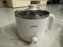 LOTOR电煮锅宿舍用小电锅迷你电炒锅多功能电热锅1-2人不锈钢一体锅煮面泡面 1.2L 白色不锈钢款 实拍图